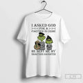 Premium Grinch I Asked God For Axx Partner In Crime - Adult & Kids T-Shirts, Sweatshirts & Hoodies apparel design preview 1