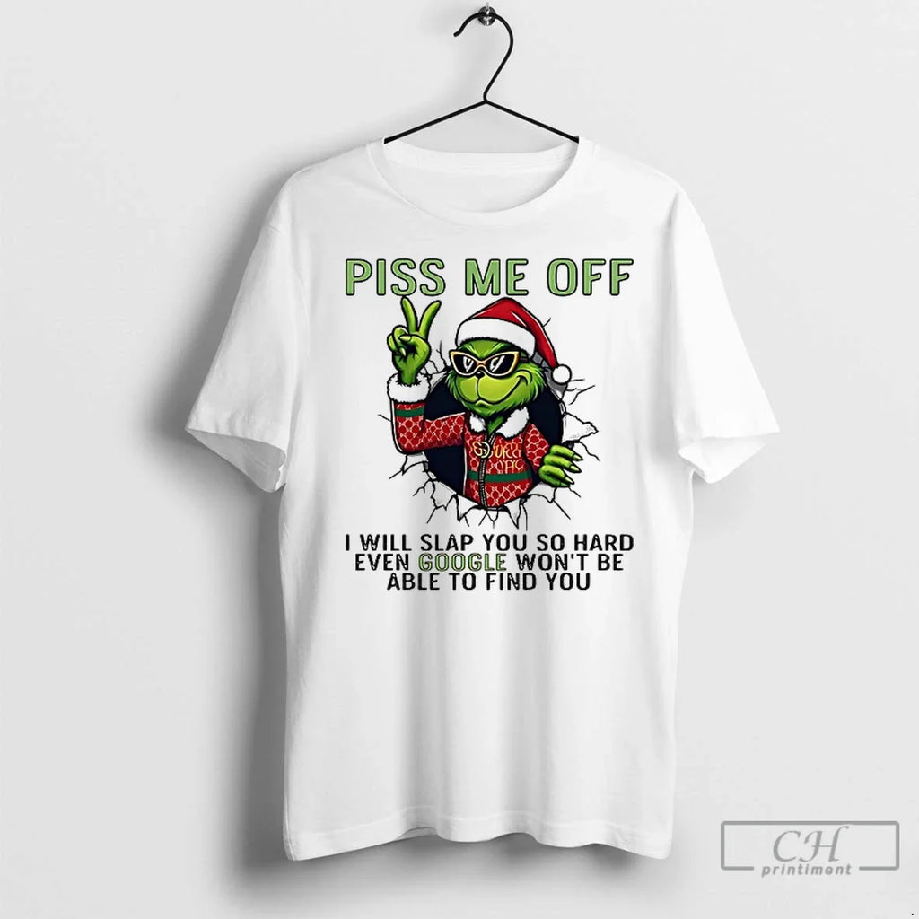 Premium Grinch Ipiss Me Off I Will Slap You So Hard - Adult & Kids T-Shirts, Sweatshirts & Hoodies apparel design preview 1