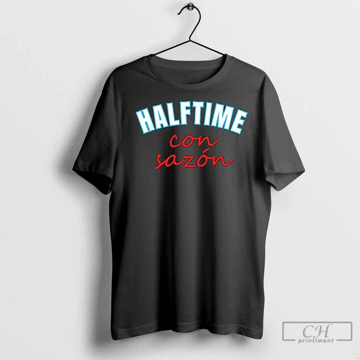 Premium Halftime Con Sazon Bad Bunny Ceramic And - Adult & Kids T-Shirts, Sweatshirts & Hoodies apparel design preview 1
