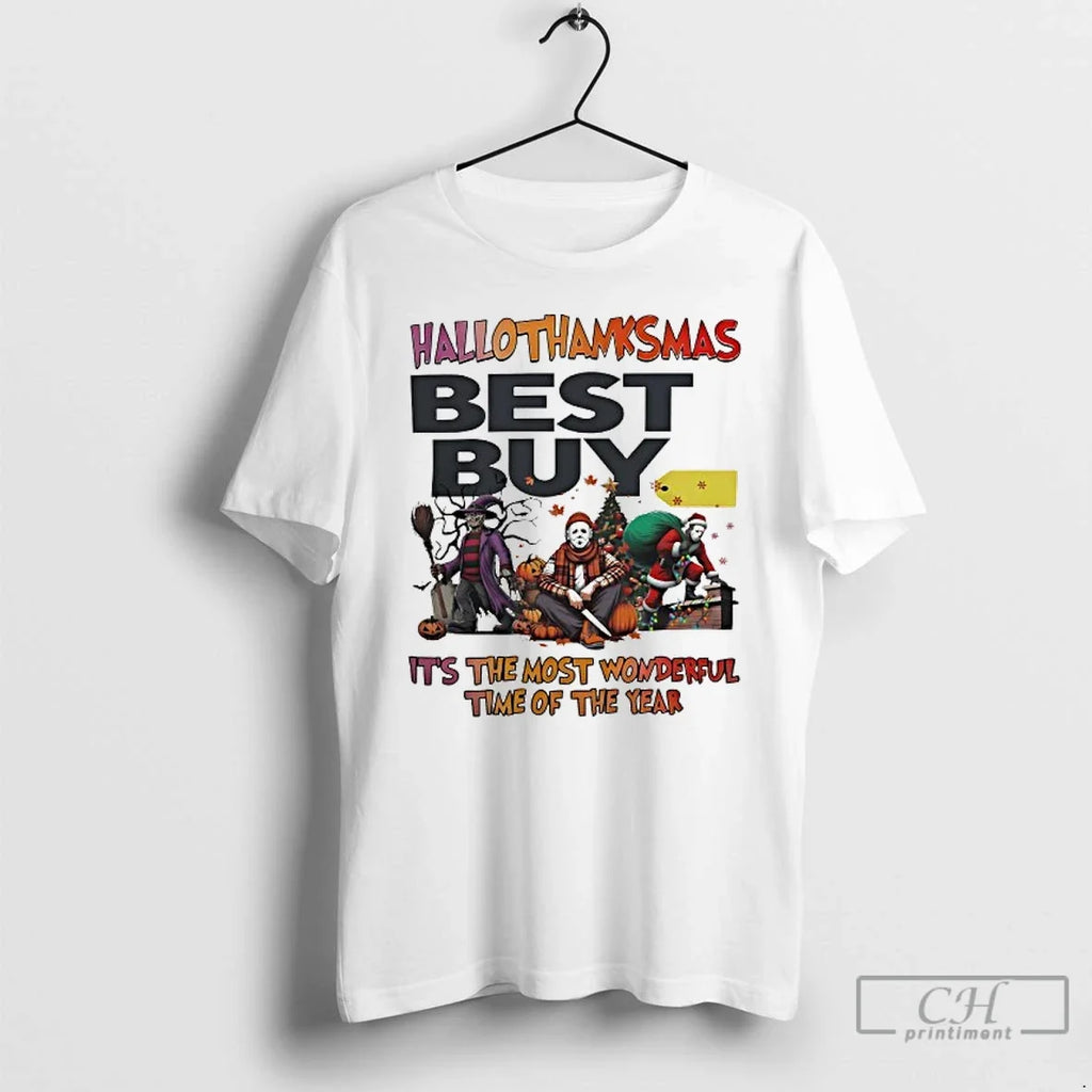 Premium Hallothanksmas Best Buy Its The Most - Adult & Kids T-Shirts, Sweatshirts & Hoodies apparel design preview 1