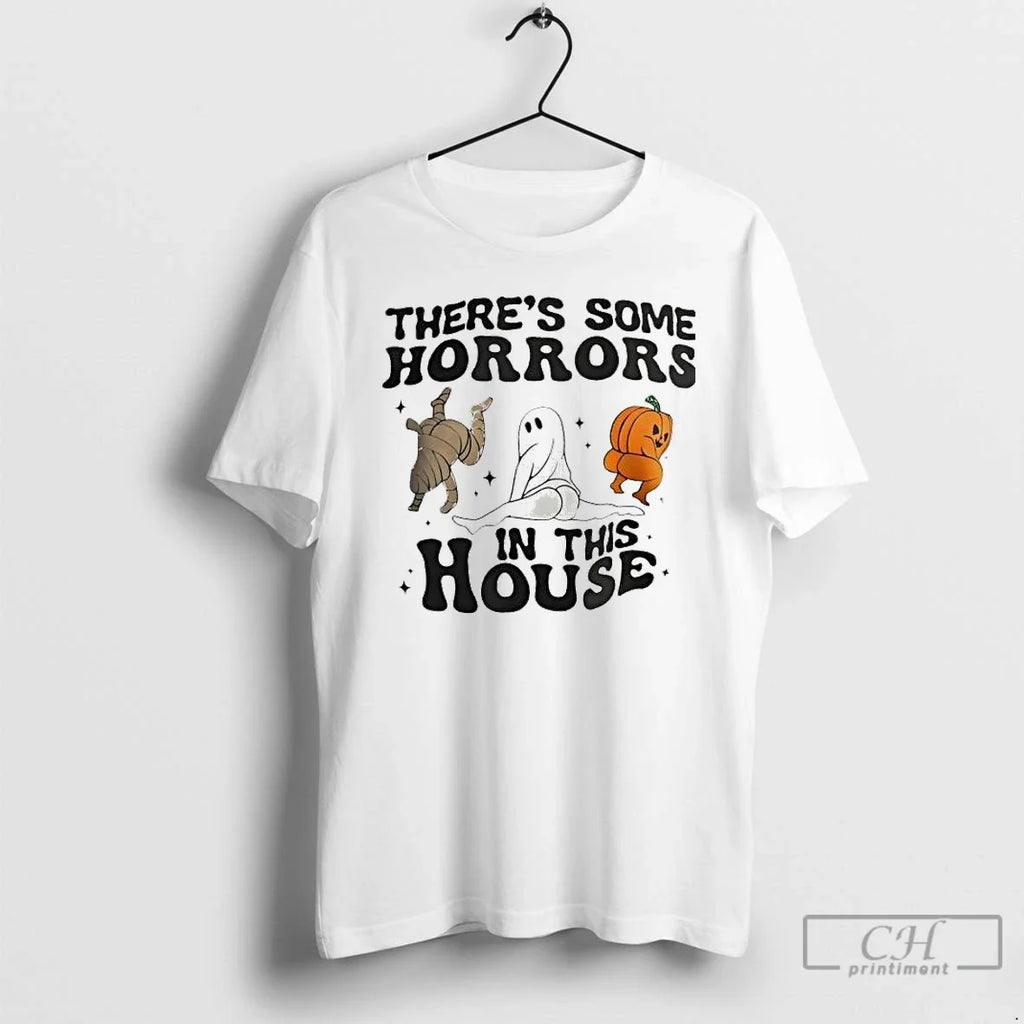 Premium Halloween Funny Characters Theres Some - Adult & Kids T-Shirts, Sweatshirts & Hoodies apparel design preview 1