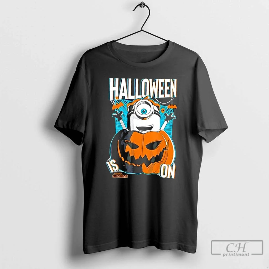 Premium Halloween Is On Minions - Adult & Kids T-Shirts, Sweatshirts & Hoodies apparel design preview 1