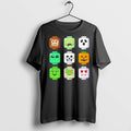 Premium Halloween Zombie Block Heads - Adult & Kids T-Shirts, Sweatshirts & Hoodies apparel design preview 1