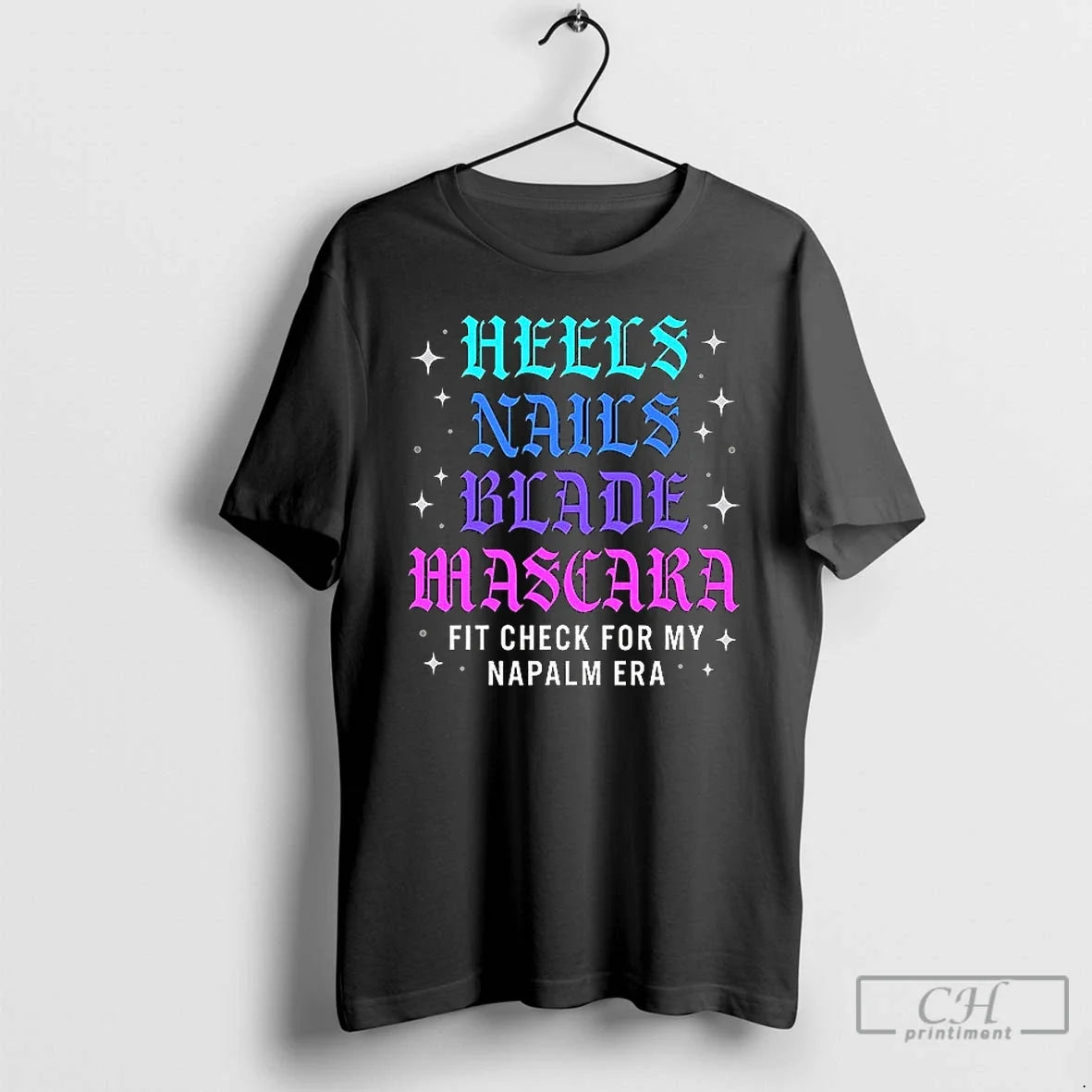 Premium Heels Nails Blade Mascara Fit Check For My - Adult & Kids T-Shirts, Sweatshirts & Hoodies apparel design preview 1
