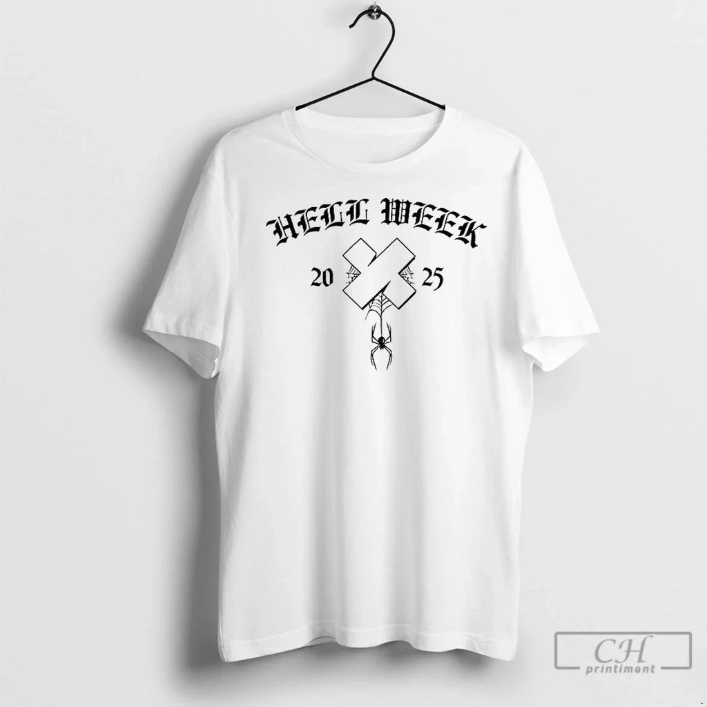 Premium Hell Week 2025 Logo - Adult & Kids T-Shirts, Sweatshirts & Hoodies apparel design preview 1
