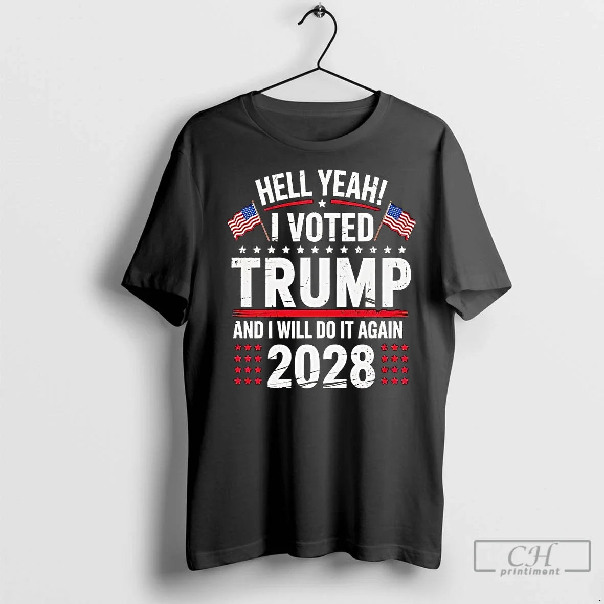 Premium Hell Yeah I Voted Trump And Will Do It Again - Adult & Kids T-Shirts, Sweatshirts & Hoodies apparel design preview 1