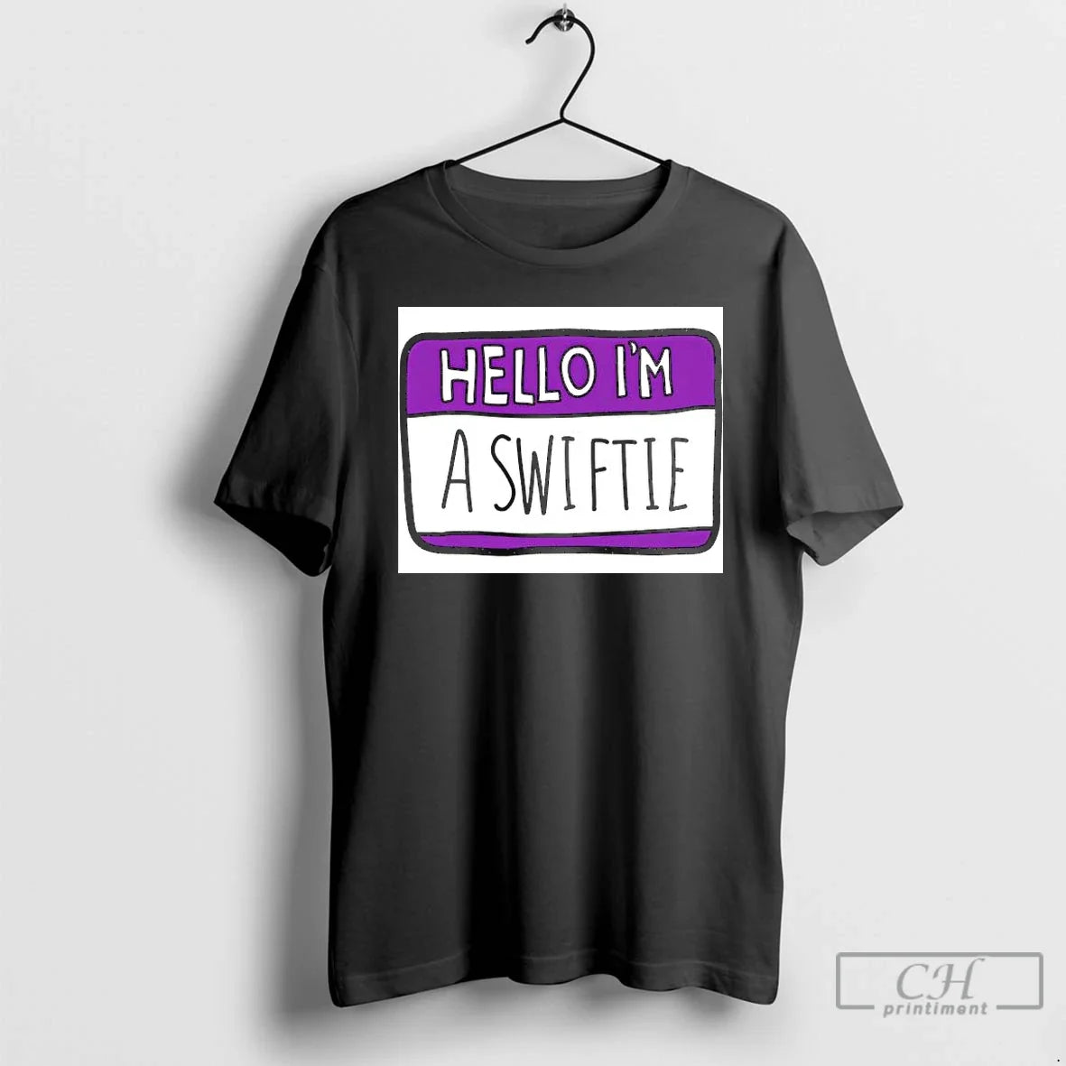 Premium Hello Im A Swiftie Name Tag - Adult & Kids T-Shirts, Sweatshirts & Hoodies apparel design preview 1