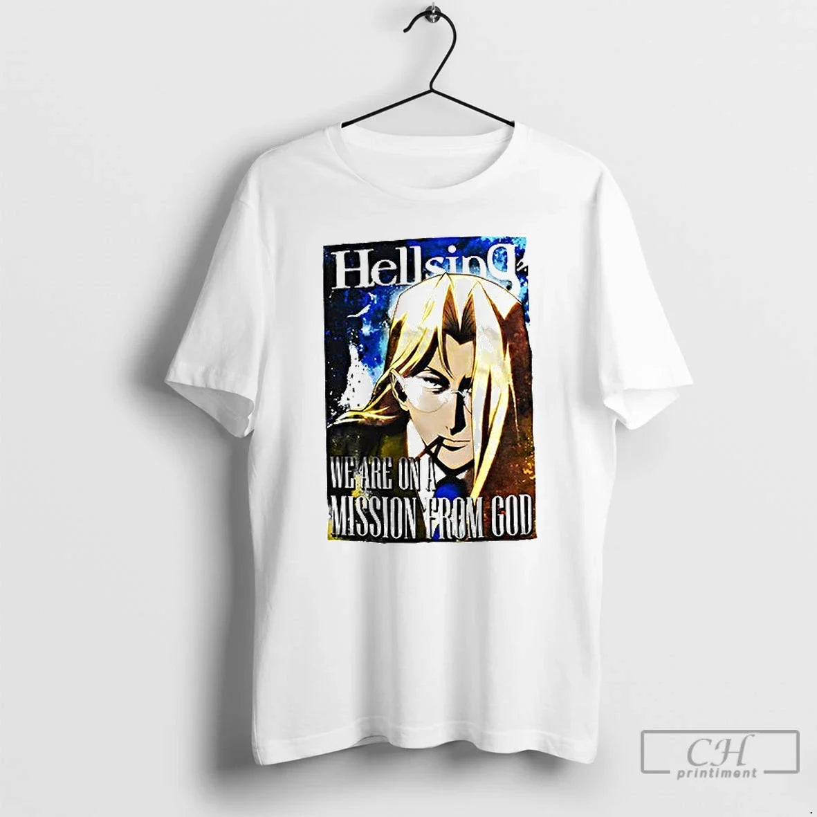 Premium Hellsing Mens We Are On A Mission From God - Adult & Kids T-Shirts, Sweatshirts & Hoodies apparel design preview 1