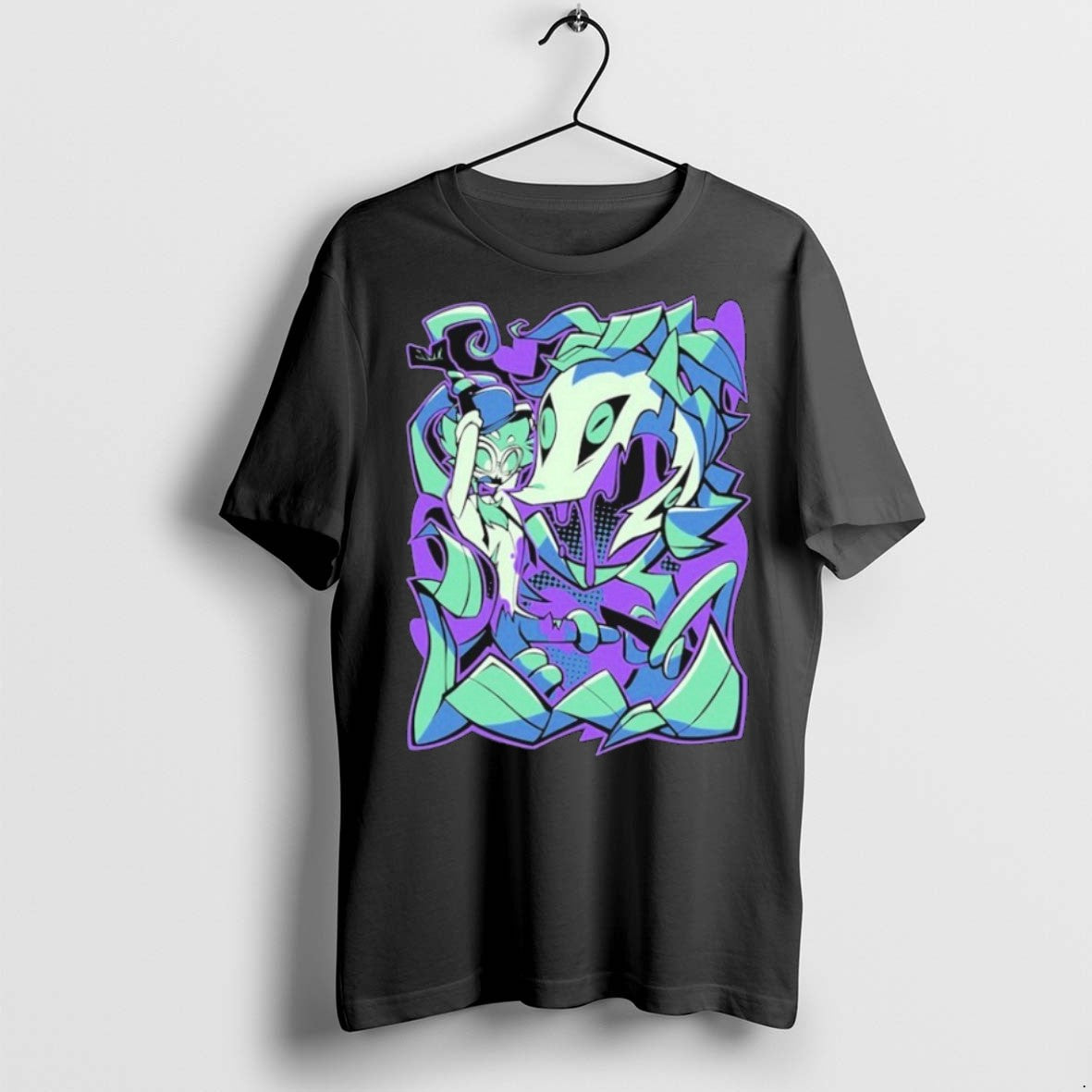 Premium Helluva Boss Stolas Halloween Slasher - Adult & Kids T-Shirts, Sweatshirts & Hoodies apparel design preview 1