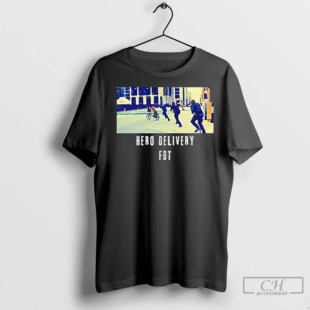 Premium Hero Delivery Fdt Retro - Adult & Kids T-Shirts, Sweatshirts & Hoodies apparel design preview 1