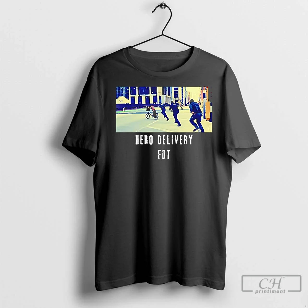 Premium Hero Delivery Fdt Retro - Adult & Kids T-Shirts, Sweatshirts & Hoodies apparel design preview 1