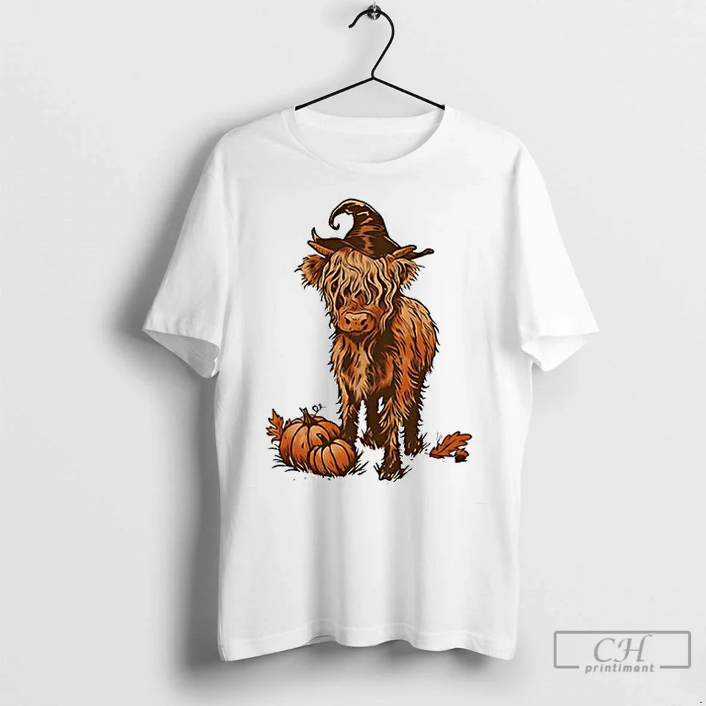 Premium Highland Cow Halloween Ceramic And Classic - Adult & Kids T-Shirts, Sweatshirts & Hoodies apparel design preview 1