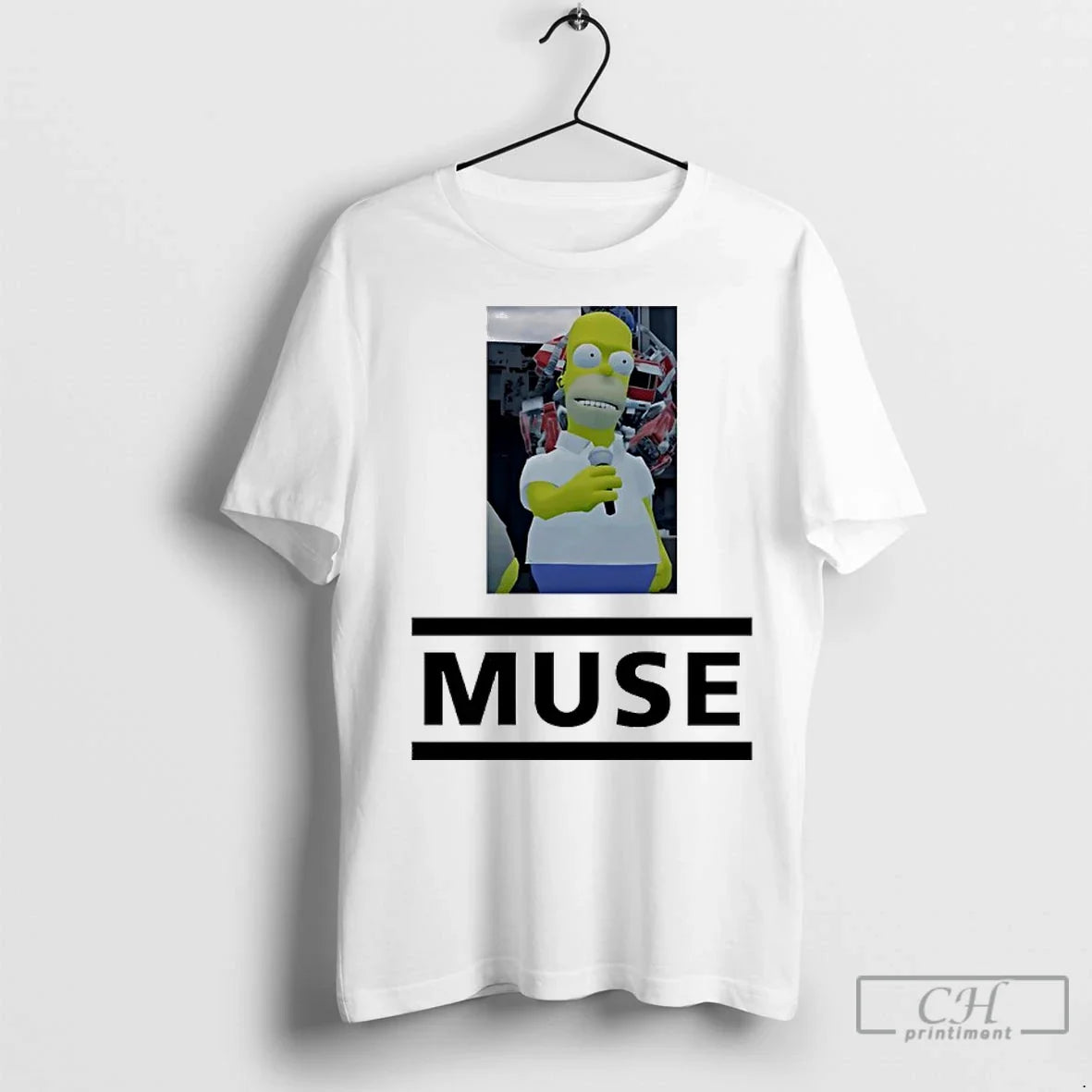 Premium Homer Simpson Music Band - Adult & Kids T-Shirts, Sweatshirts & Hoodies apparel design preview 1