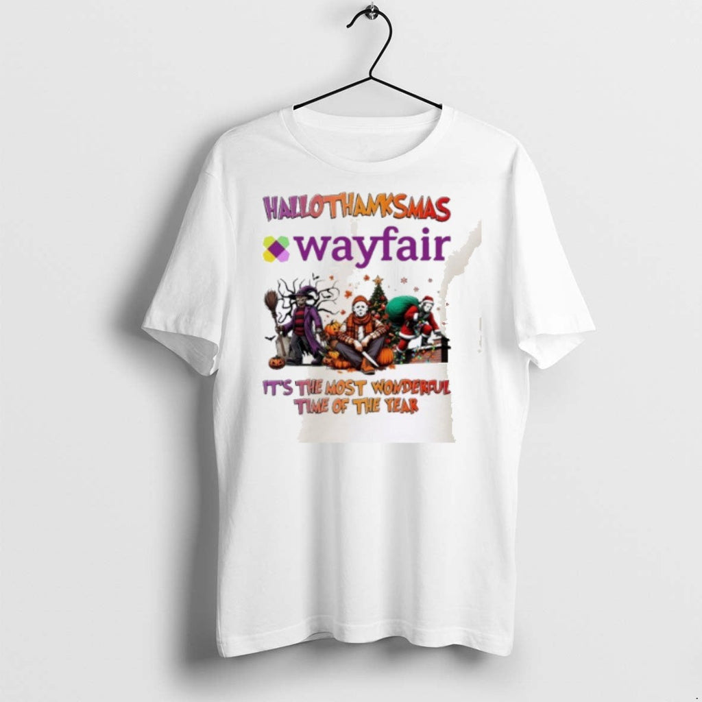 Premium Horror Character X Wayfair Hallothanksmas Its - Adult & Kids T-Shirts, Sweatshirts & Hoodies apparel design preview 1