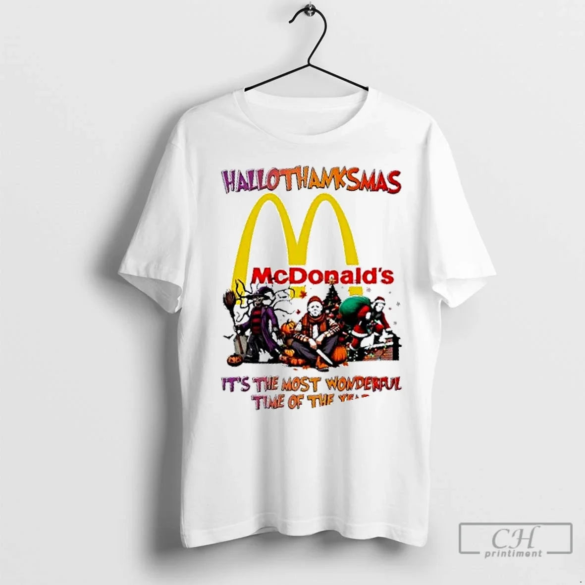 Premium Horror Movies X Mcdonalds Its The Most - Adult & Kids T-Shirts, Sweatshirts & Hoodies apparel design preview 1