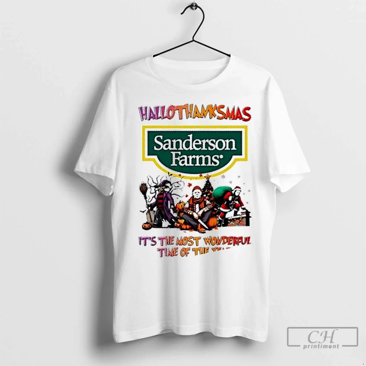 Premium Horror Movies X Sanderson Farms Its The Most - Adult & Kids T-Shirts, Sweatshirts & Hoodies apparel design preview 1