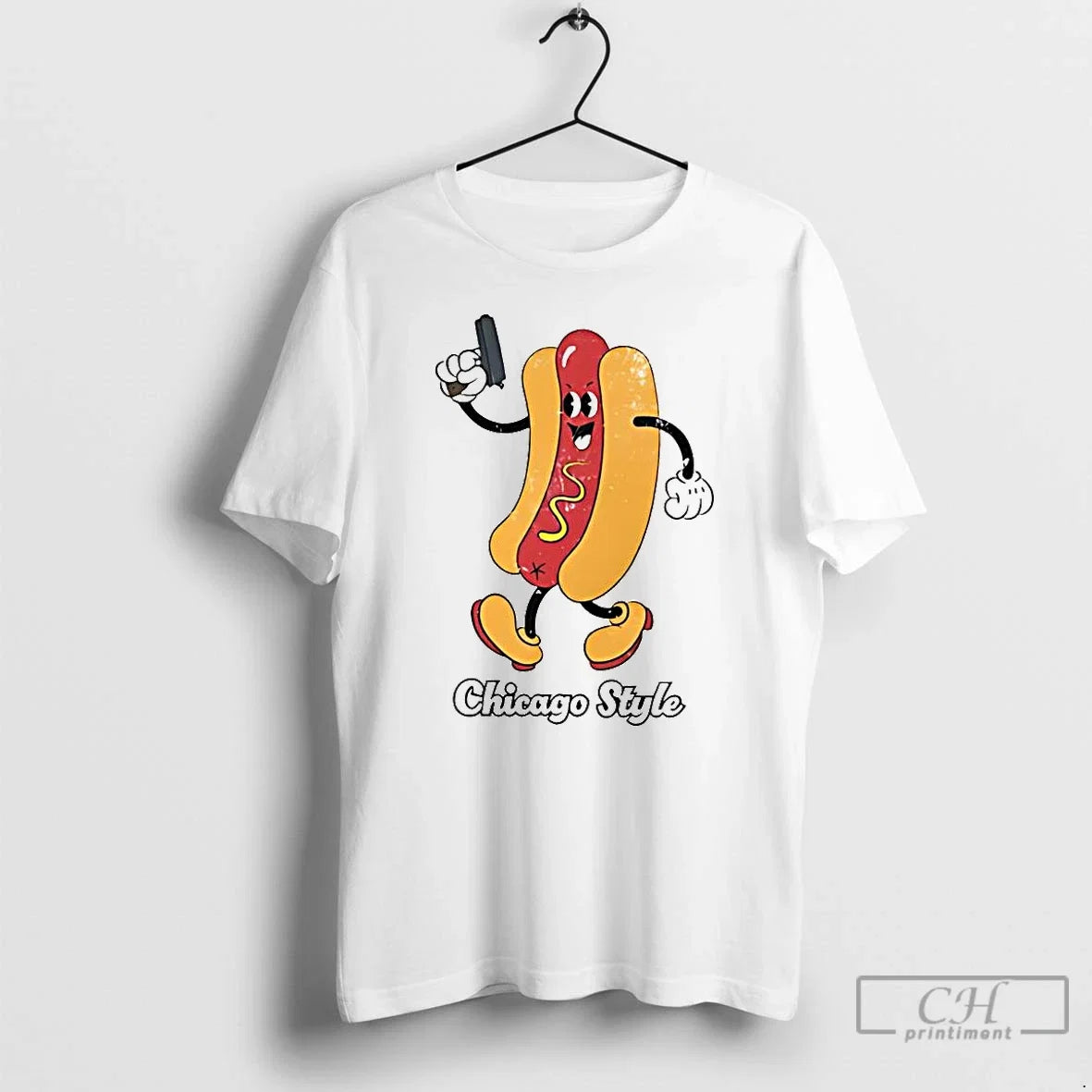Premium Hot Dog Chicago Style Funny - Adult & Kids T-Shirts, Sweatshirts & Hoodies apparel design preview 1