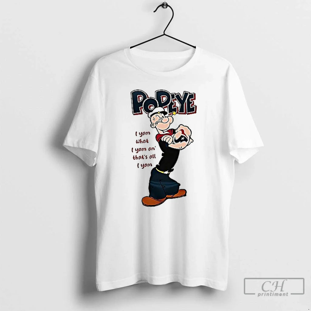 Premium Houston Texans X Popeye I Yam What An Thats - Adult & Kids T-Shirts, Sweatshirts & Hoodies apparel design preview 1