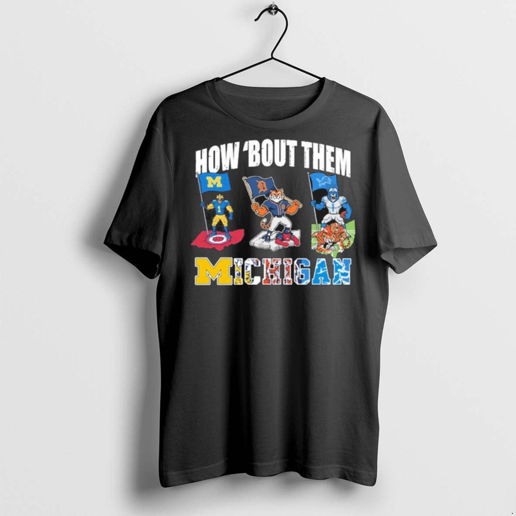 Premium How Bout Them Michigan Sports Teams - Adult & Kids T-Shirts, Sweatshirts & Hoodies apparel design preview 1
