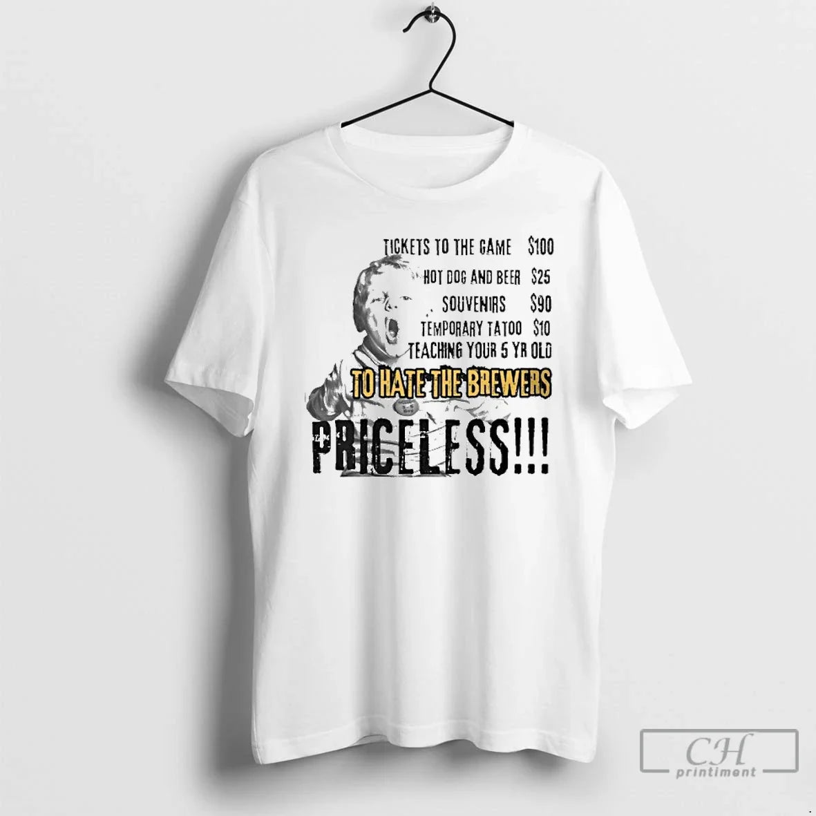 Premium Humorous To Hate The Brewers Princeless - Adult & Kids T-Shirts, Sweatshirts & Hoodies apparel design preview 1