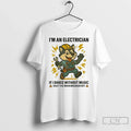 Premium Husky Im An Electrician If I Dance Without - Adult & Kids T-Shirts, Sweatshirts & Hoodies apparel design preview 1
