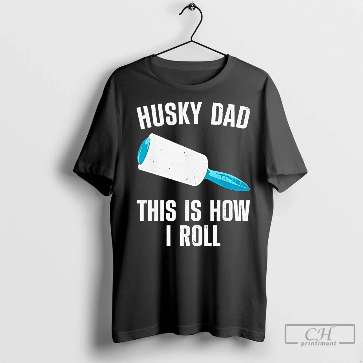 Premium Husky Dad This Is How I Roll - Adult & Kids T-Shirts, Sweatshirts & Hoodies apparel design preview 1