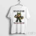 Premium Husky Singing Here A Fuck There Idgaf - Adult & Kids T-Shirts, Sweatshirts & Hoodies apparel design preview 1