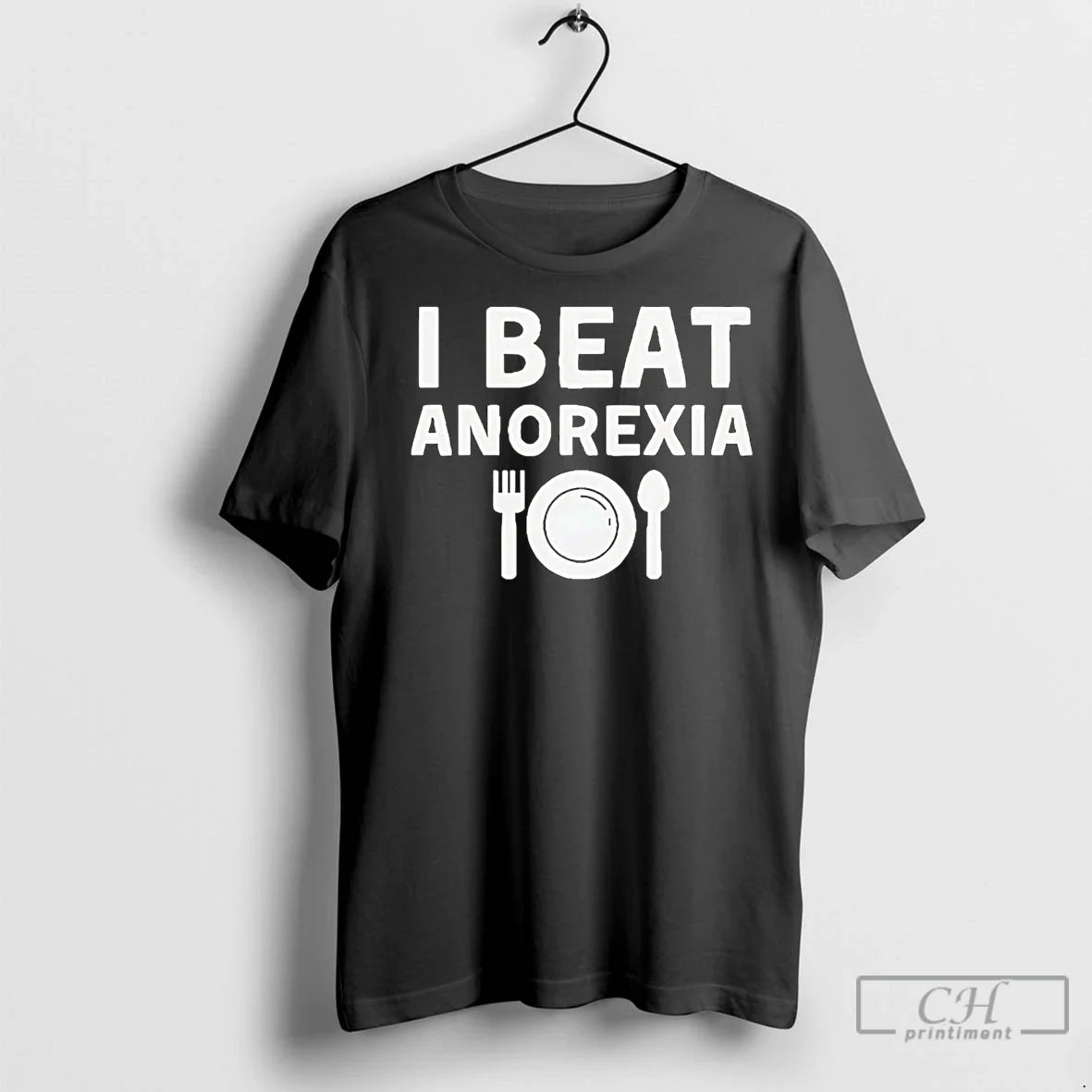 Premium I Beat Anorexia - Adult & Kids T-Shirts, Sweatshirts & Hoodies apparel design preview 1
