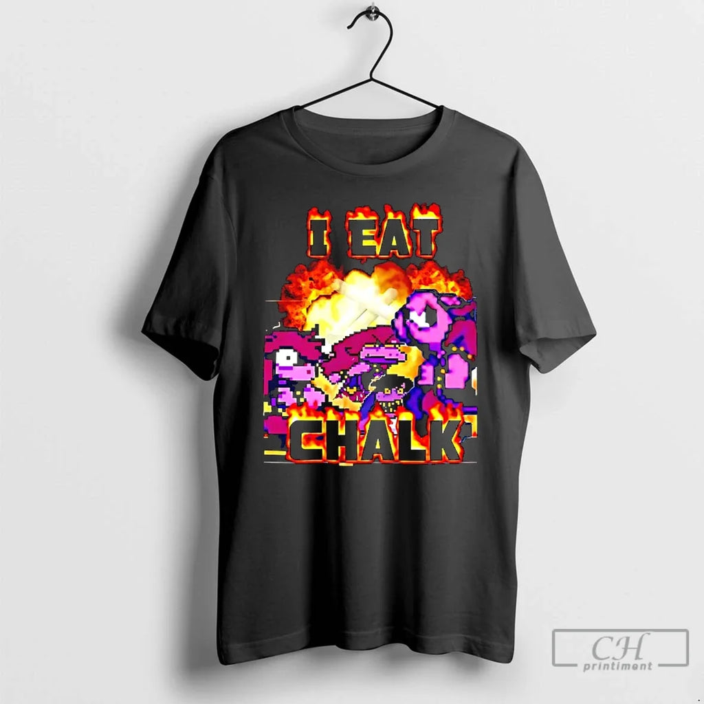 Premium I Eat Chalk - Adult & Kids T-Shirts, Sweatshirts & Hoodies apparel design preview 1
