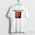 Premium I Miss My Wife Mans Face Graphic - Adult & Kids T-Shirts, Sweatshirts & Hoodies apparel design preview 1