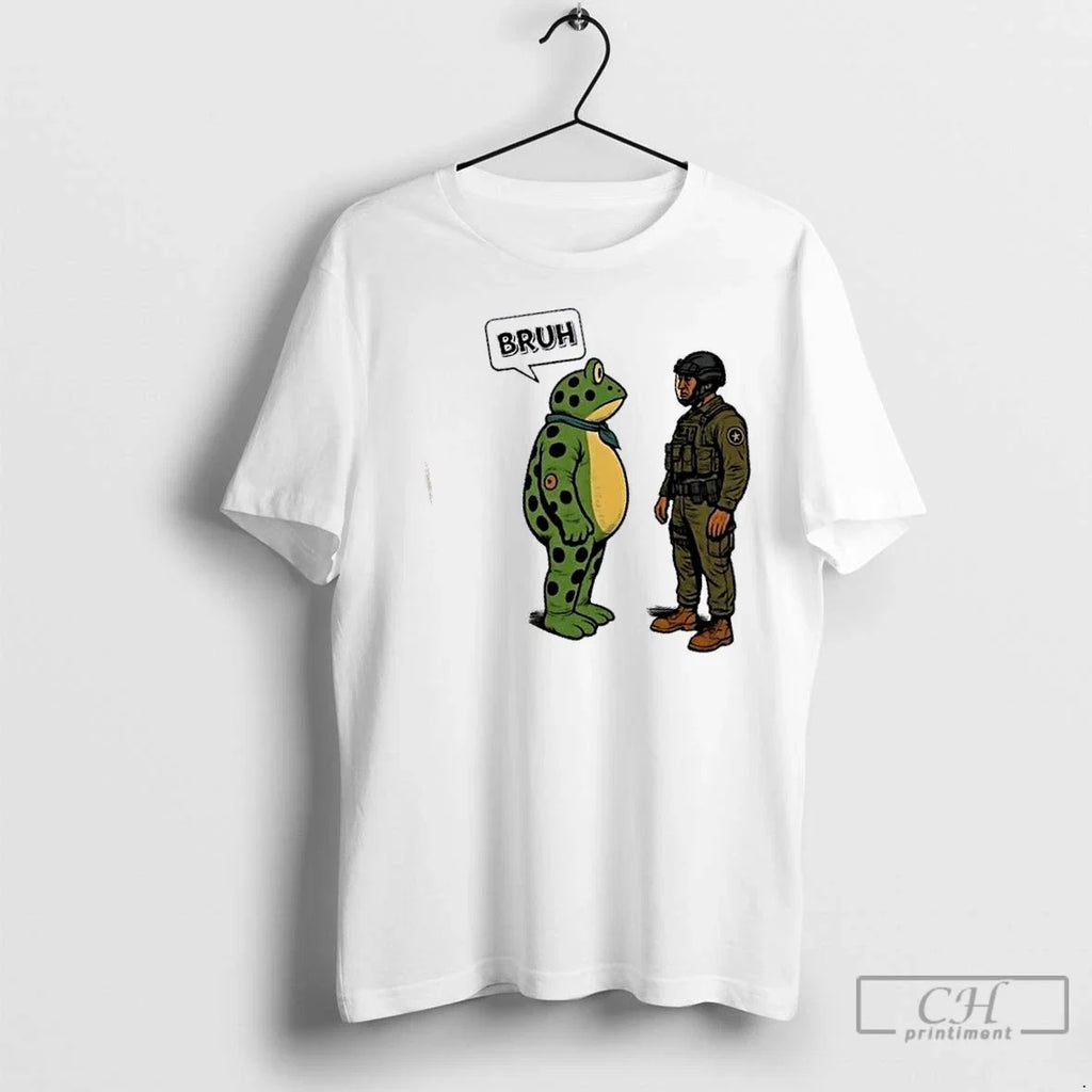 Premium Ice Vs Bruh Portland Frog - Adult & Kids T-Shirts, Sweatshirts & Hoodies apparel design preview 1