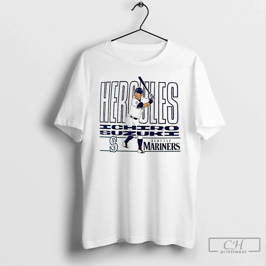 Premium Ichiro Suzuki Seattle Mariners Cooperstown - Adult & Kids T-Shirts, Sweatshirts & Hoodies apparel design preview 1