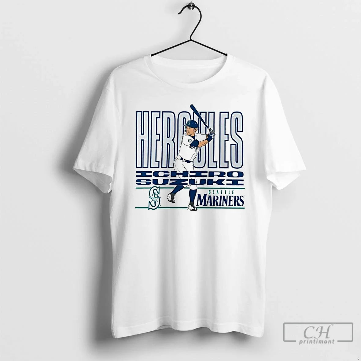Premium Ichiro Suzuki Seattle Mariners Mlb - Adult & Kids T-Shirts, Sweatshirts & Hoodies apparel design preview 1