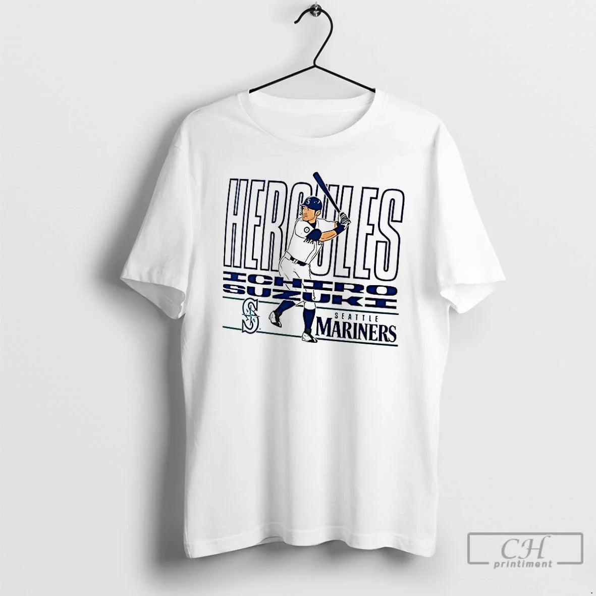 Premium Ichiro Suzuki Seattle Mariners Baseball - Adult & Kids T-Shirts, Sweatshirts & Hoodies apparel design preview 1