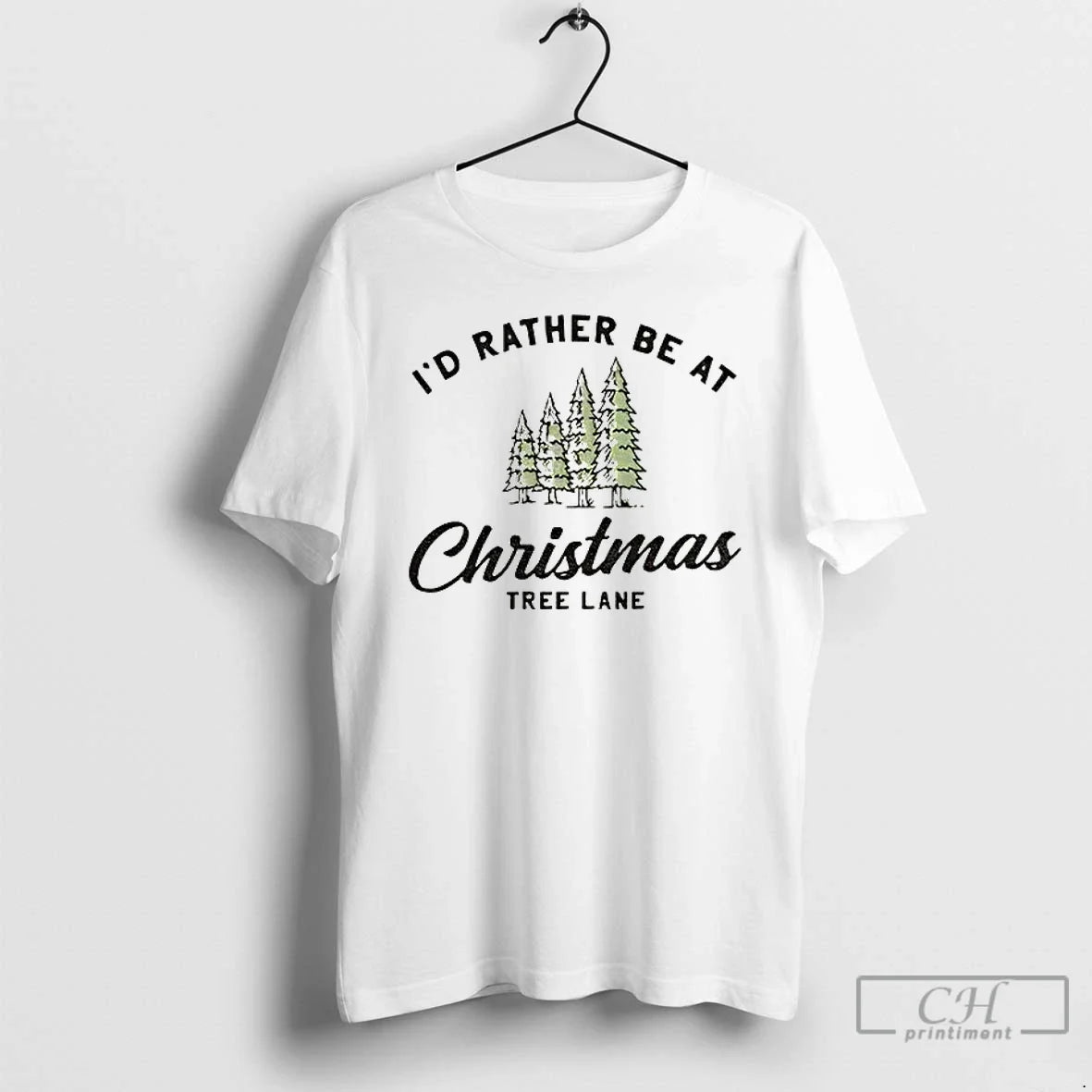 Premium Id Rather Be At Christmas Tree Lane - Adult & Kids T-Shirts, Sweatshirts & Hoodies apparel design preview 1