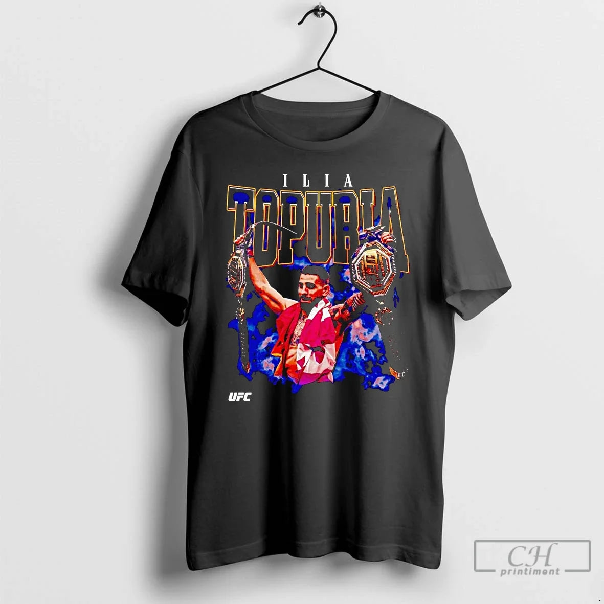 Premium Ilia Topuria Double Champ - Adult & Kids T-Shirts, Sweatshirts & Hoodies apparel design preview 1