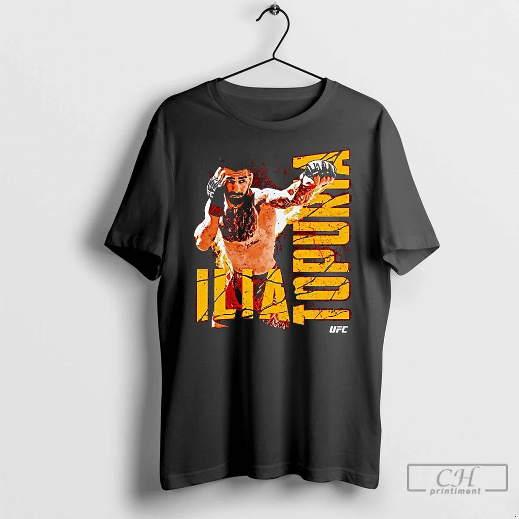 Premium Ilia Topuria Punch Ufc Fighter - Adult & Kids T-Shirts, Sweatshirts & Hoodies apparel design preview 1