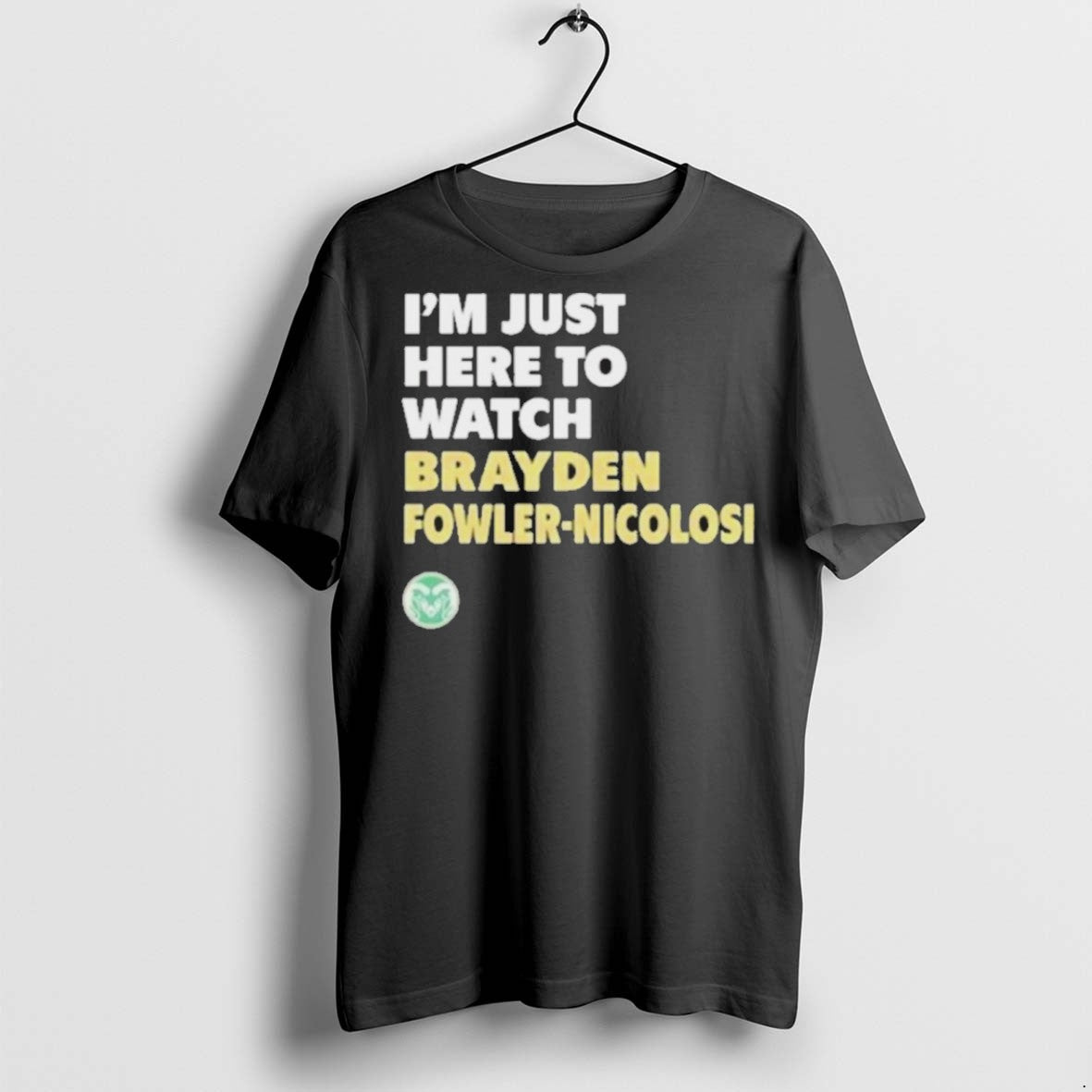 Premium Im Just Here To Watch Brayden Fowler Nicolosi - Adult & Kids T-Shirts, Sweatshirts & Hoodies apparel design preview 1