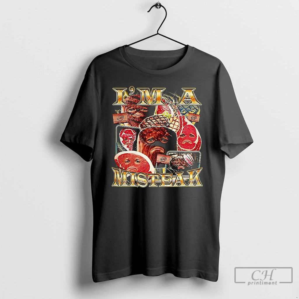 Premium Im A Misteak Beefsteak Parody - Adult & Kids T-Shirts, Sweatshirts & Hoodies apparel design preview 1