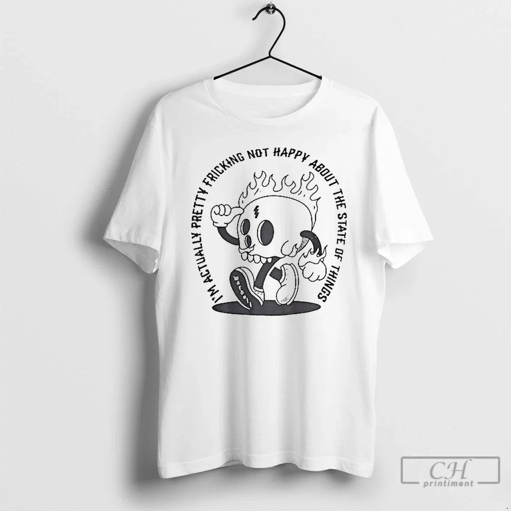 Premium Im Actually Pretty Fricking Not Happy About - Adult & Kids T-Shirts, Sweatshirts & Hoodies apparel design preview 1