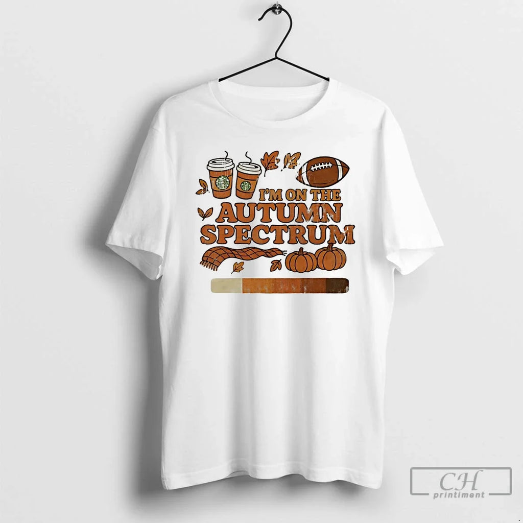 Premium Im On The Autumn Spectrum Halloween - Adult & Kids T-Shirts, Sweatshirts & Hoodies apparel design preview 1
