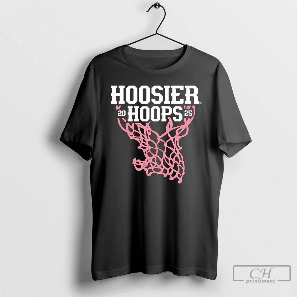 Premium Indiana Basketball Hoosier Hoops 2025 - Adult & Kids T-Shirts, Sweatshirts & Hoodies apparel design preview 1