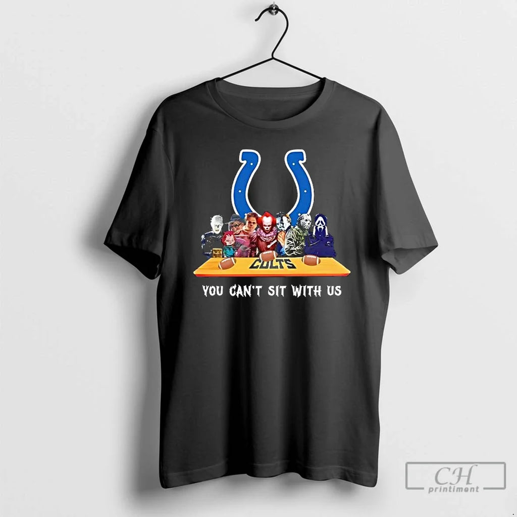 Premium Indianapolis Colts Horror Movies Halloween - Adult & Kids T-Shirts, Sweatshirts & Hoodies apparel design preview 1