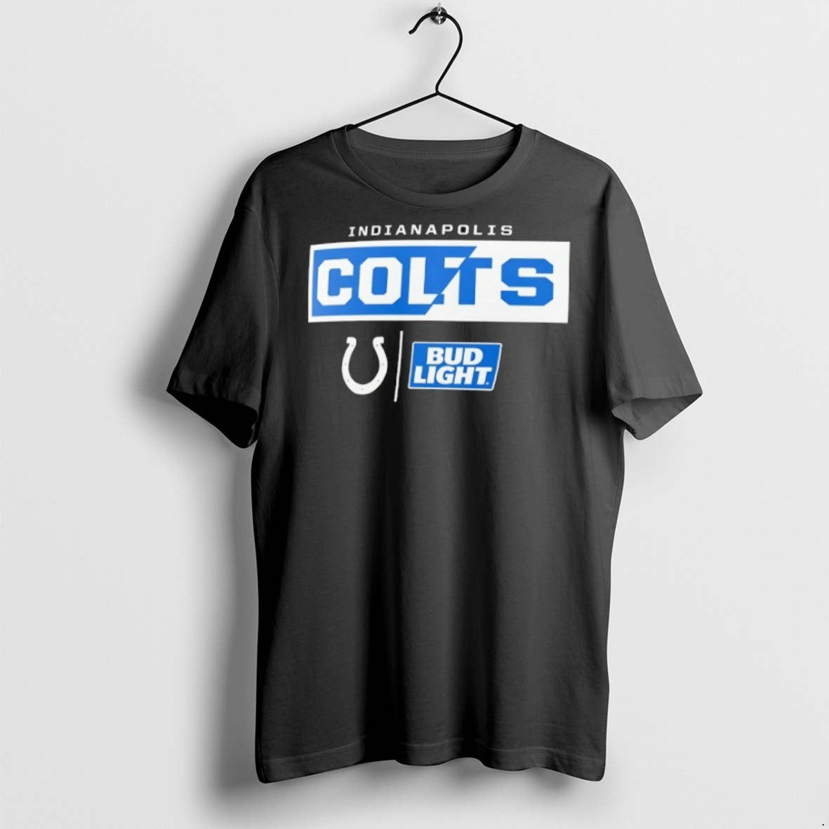 Premium Indianapolis Colts X Bud Light Logo - Adult & Kids T-Shirts, Sweatshirts & Hoodies apparel design preview 1