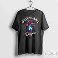 Premium Its In My Heart Los Angeles Dodgers Baseball - Adult & Kids T-Shirts, Sweatshirts & Hoodies apparel design preview 1