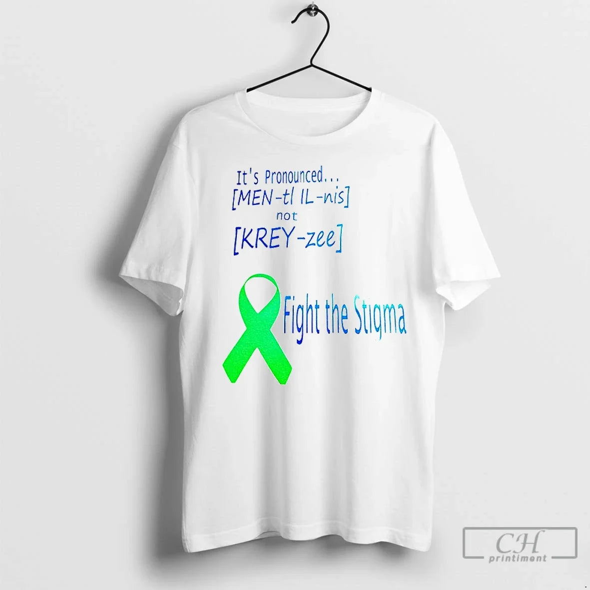 Premium Its Pronounced Fight The Stigma - Adult & Kids T-Shirts, Sweatshirts & Hoodies apparel design preview 1