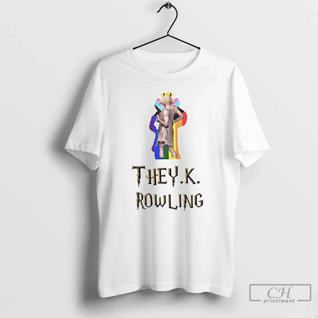 Premium J K Rowling They Pride Flag Ornaments - Adult & Kids T-Shirts, Sweatshirts & Hoodies apparel design preview 1
