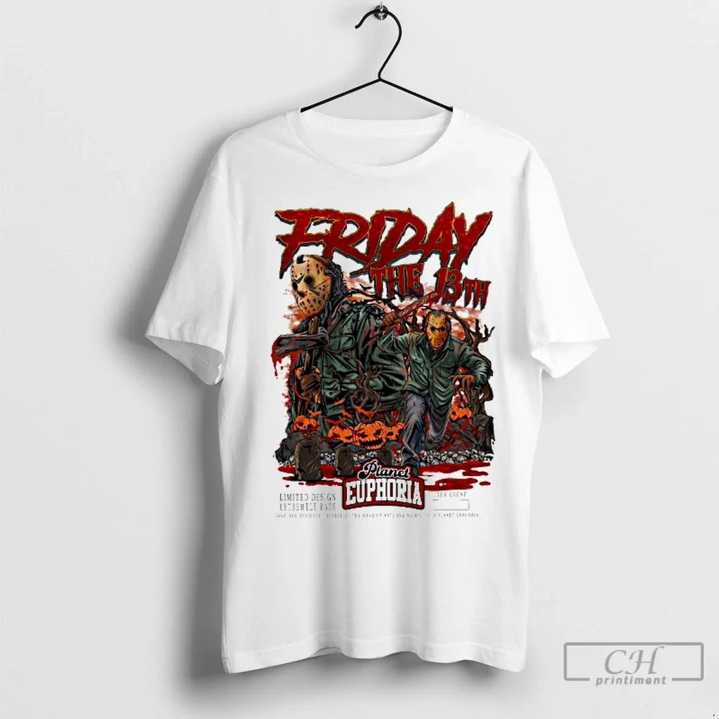 Premium Jv Halloween Friday The 13th Planet Euphoria - Adult & Kids T-Shirts, Sweatshirts & Hoodies apparel design preview 1
