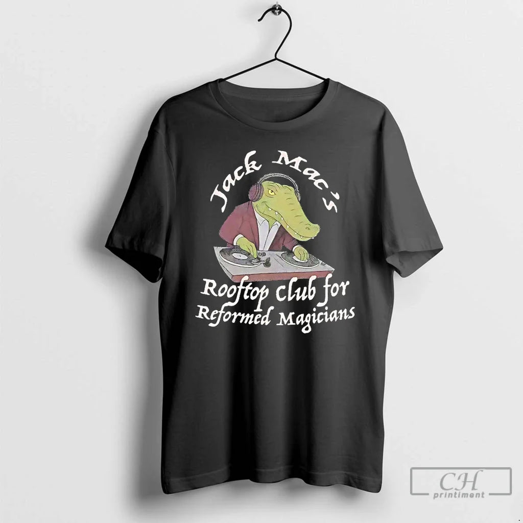 Premium Jack Macs Rooftop Club For Reformed Magicians - Adult & Kids T-Shirts, Sweatshirts & Hoodies apparel design preview 1