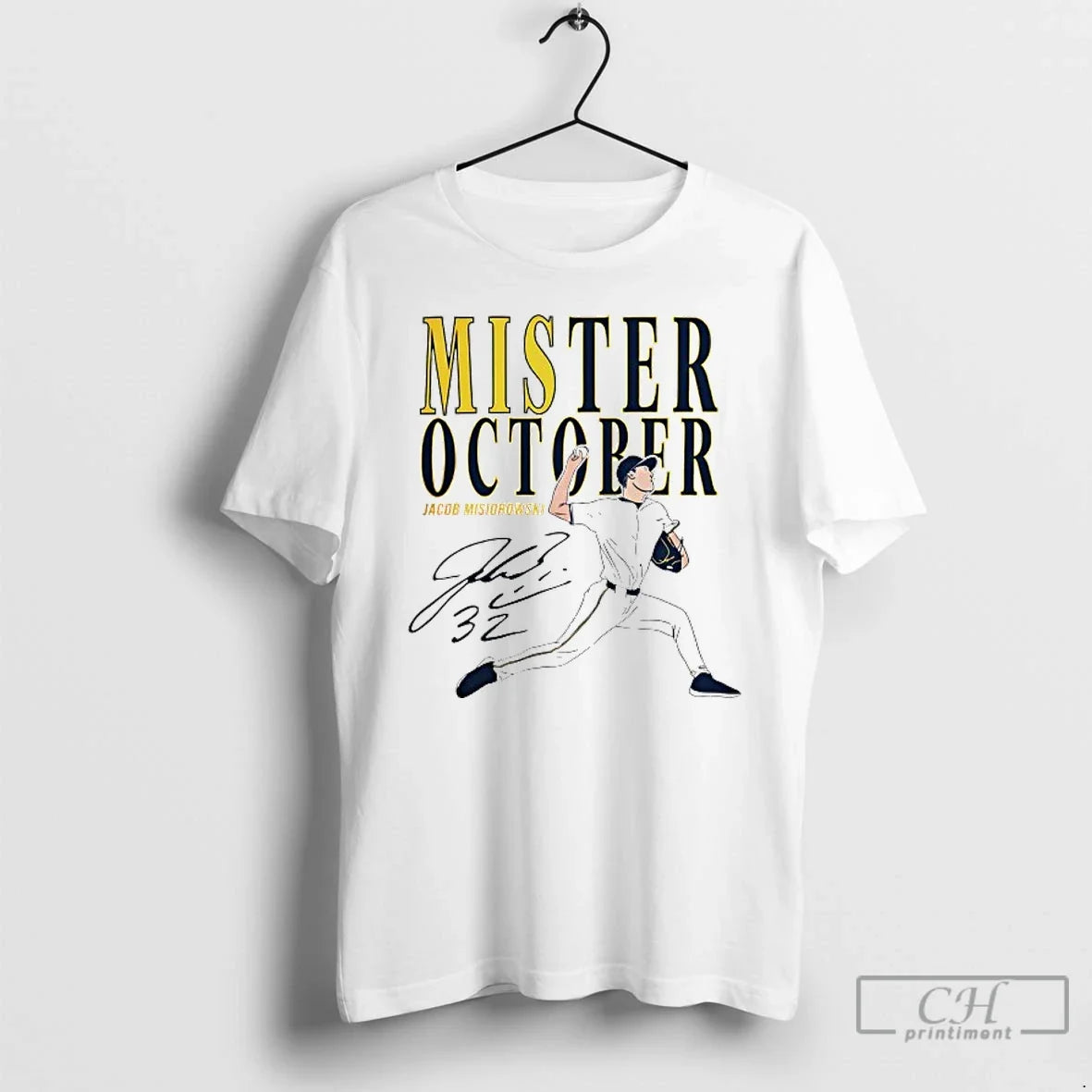 Premium Jacob Misiorowski Mister October Milwaukee - Adult & Kids T-Shirts, Sweatshirts & Hoodies apparel design preview 1